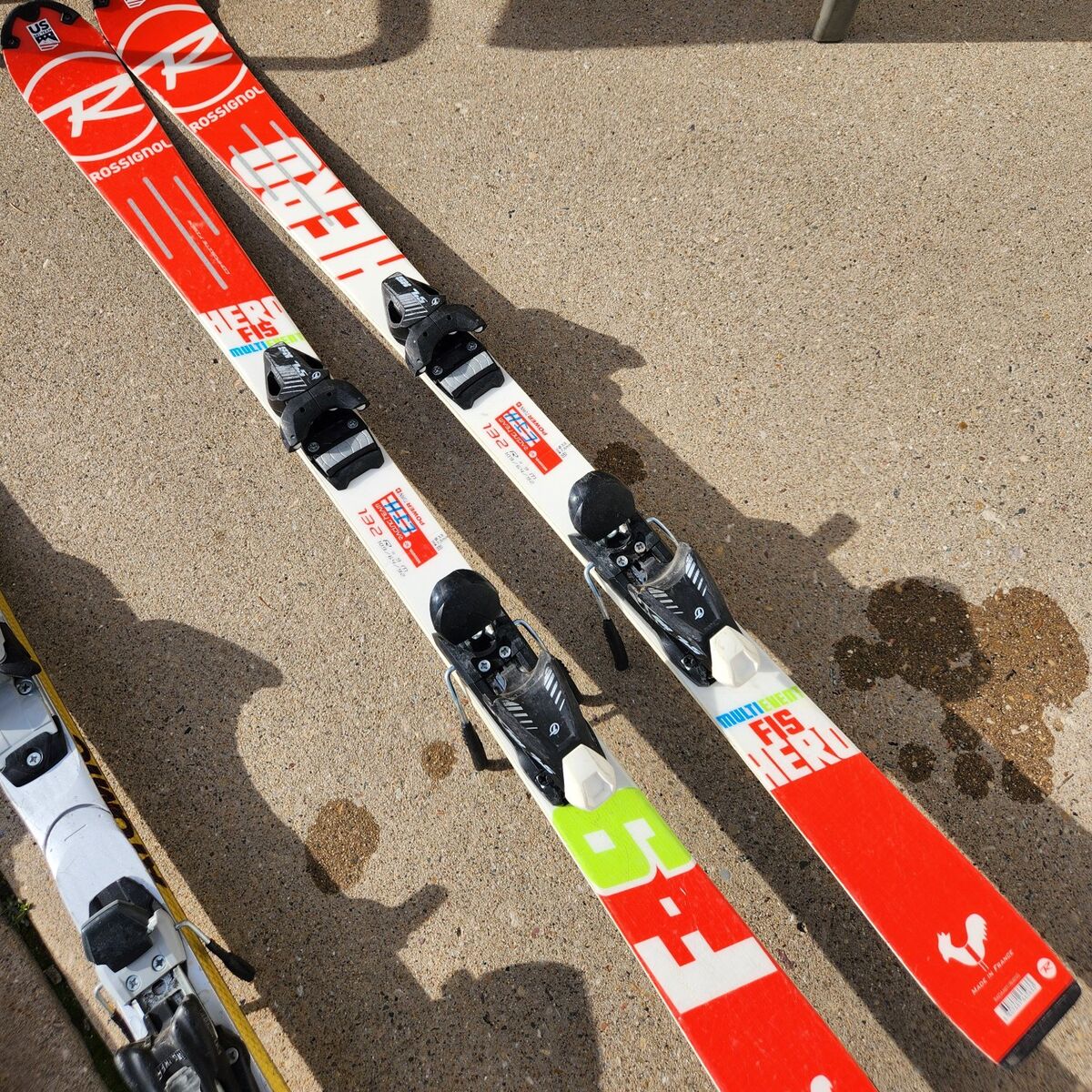 Rossignol 132 skis and bindings