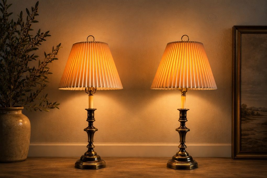 Vintage Stiffel Lamps Pair