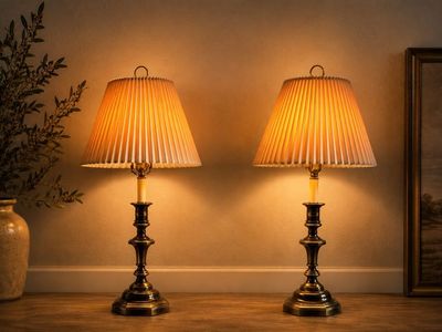 Vintage Stiffel Lamps Pair