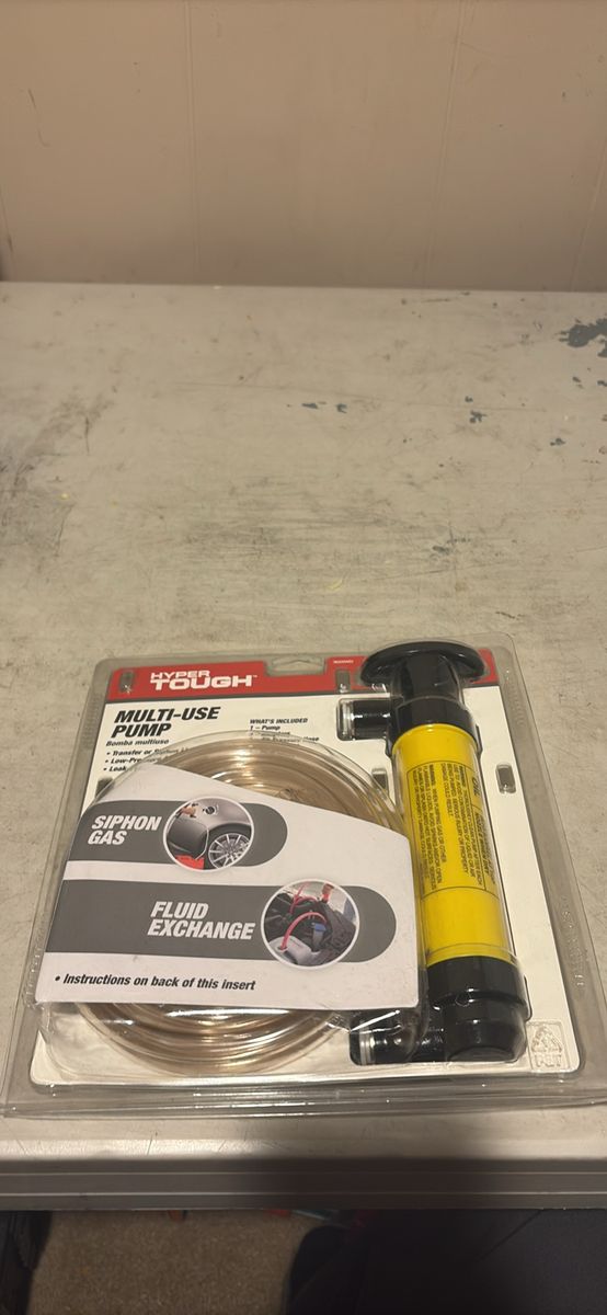 Hyper Tough Multi-Use Siphon Pump Gas Fluid Transfer Kit
