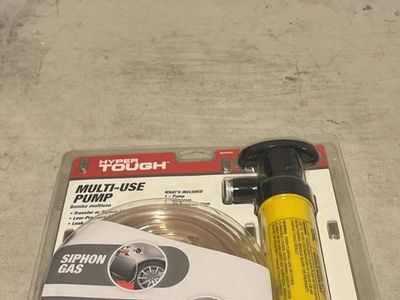 Hyper Tough Multi-Use Siphon Pump Gas Fluid Transfer Kit