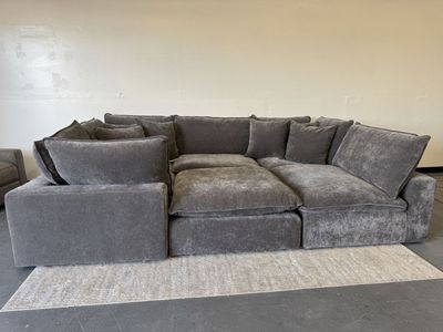 GRAY COSTCO SEREEN CLOUD MODULAR SECTIONAL COUCH