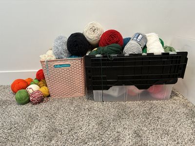 Tons of yarn!