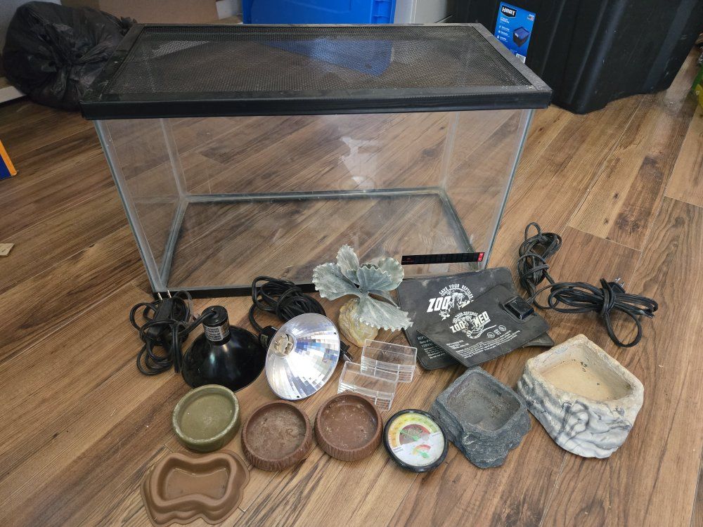 Reptile/Lizard Tank & Accessories
