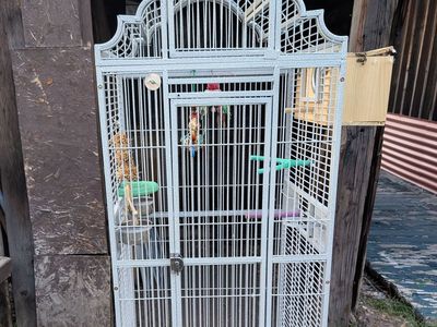 Large Standing Birdcage