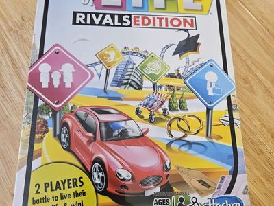 NEW The Game of Life: Rivals Edition - Hasbro Gaming - 2 Player Board Game - New Sealed