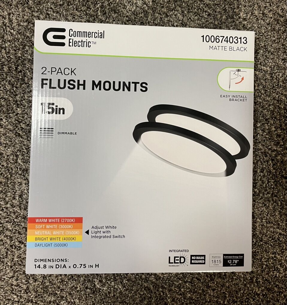 Single Ceiling LED Light (only One Light)