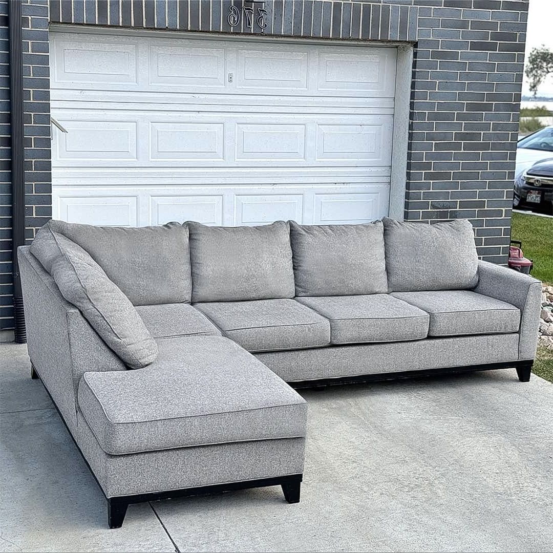 Delivery Available- Gray Sectional Couch from Ashley Furniture