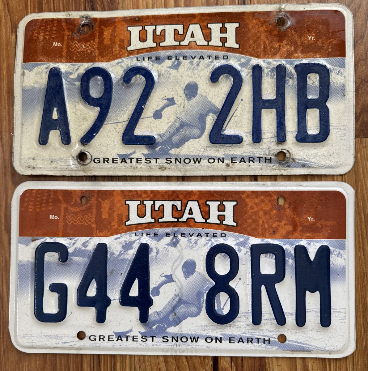 Used UT License Plates
