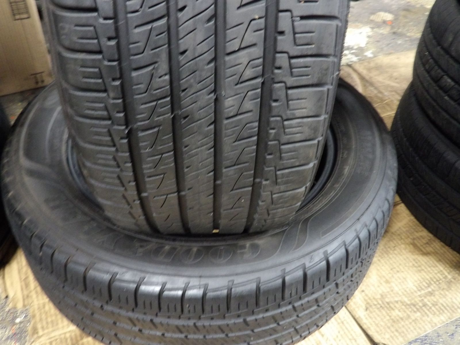235/55R17 GOODYEAR ASSURANCE PAIR OF TWO USED TIRES