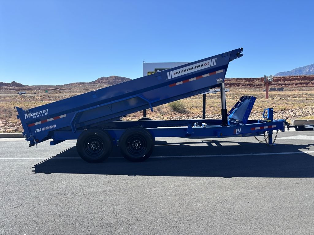 2027 PJ Trailers Jet Blue 7x16 Heavy Duty Telescop