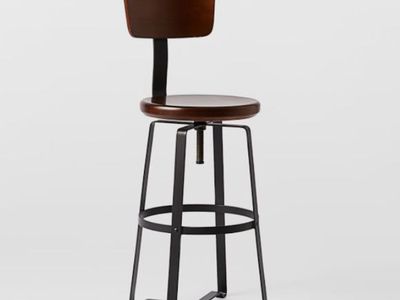 West Elm Adjustable Industrial Swivel Stool