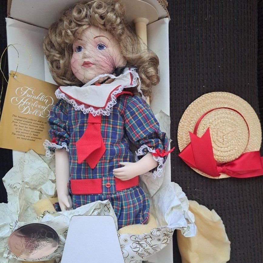 Brand new Franklin Heirloom Doll