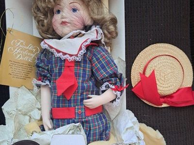 Brand new Franklin Heirloom Doll