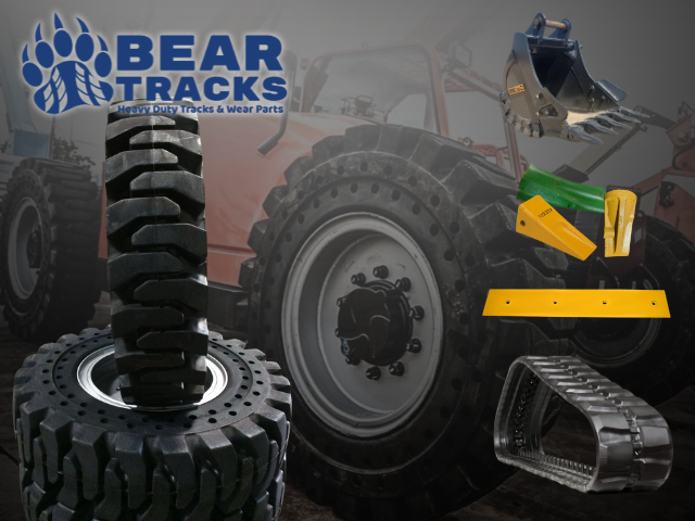 Backhoe & Loader Tires, Tracks, Cutting Edges & Teeth