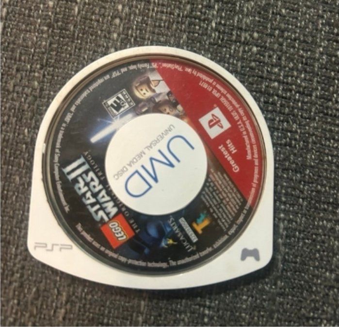 Lot of 3 PSP Games - NCAA Football 10, Lego Star Wars II, Hot Brain 30 obo