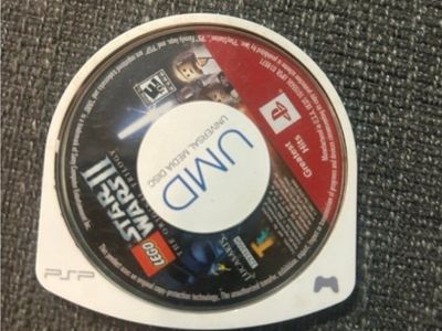 Lot of 3 PSP Games - NCAA Football 10, Lego Star Wars II, Hot Brain 30 obo