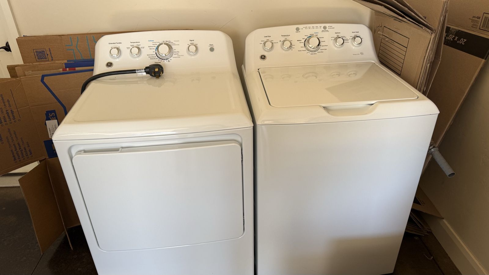 Washer and dryer
