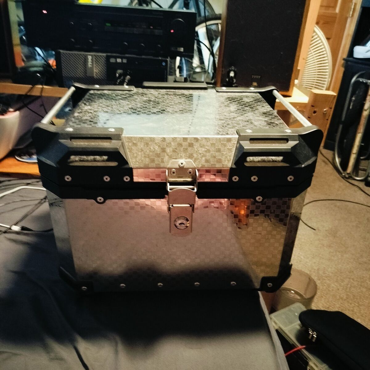 aluminum tail bag for motorcycle