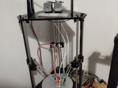Delta 3D Printer with Dual Extruder, Geeetech G2S Pro