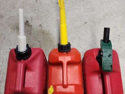 Three 1 Gallon Gas Cans