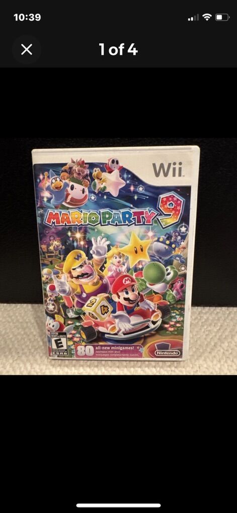 Nintendo Wii Mario Party 9 Game