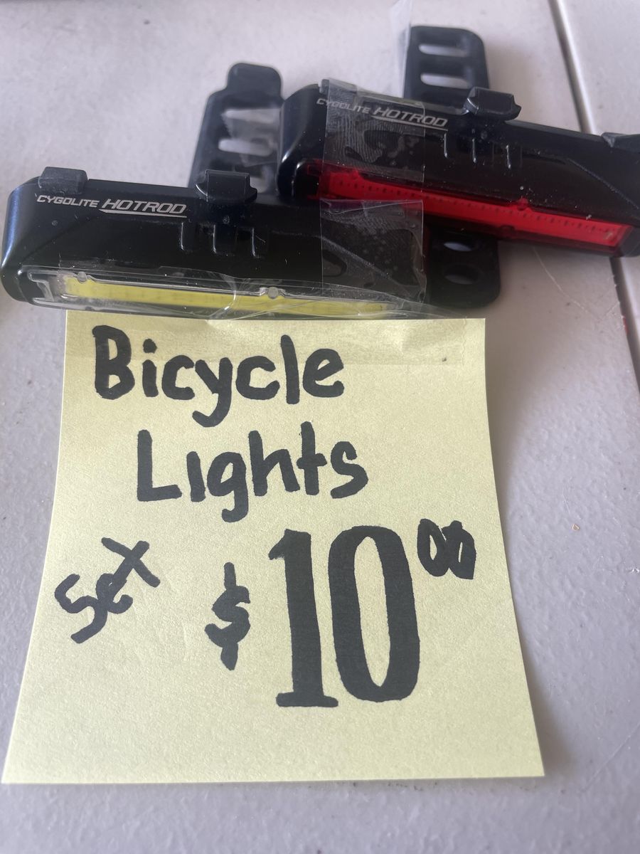 Cygolite Hotrod Bicycle Light Set - Front & Rear LED Bike Lights