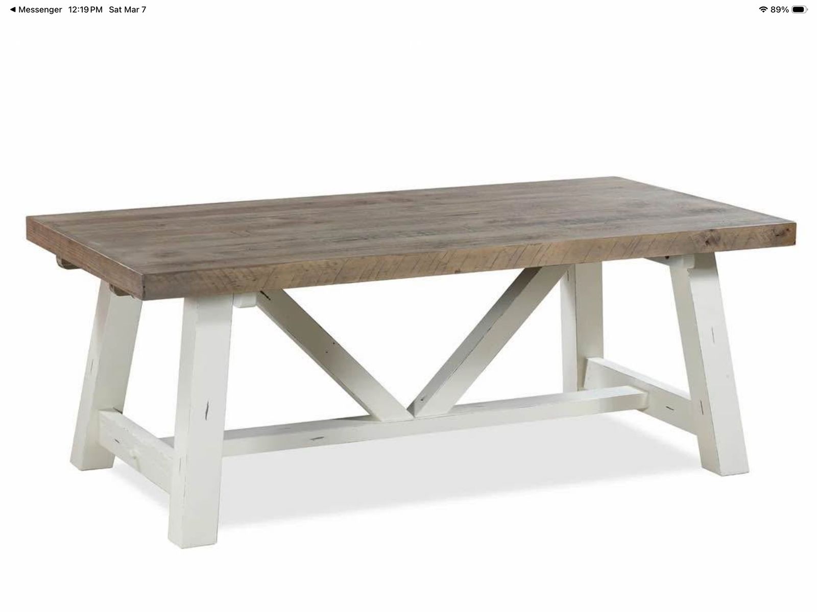 Solid Wood Farmhouse Dining Table