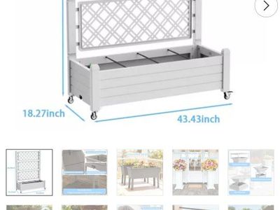 21 gallon rised planter box -BRAND NEW