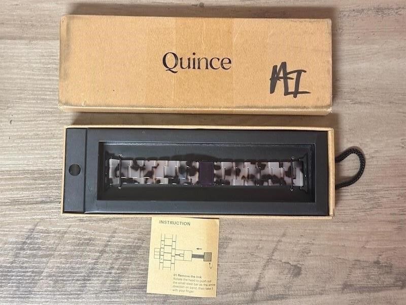 Quince Acetato Tortoise Bracelet Apple Watch Band