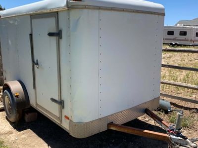 6x10 Enclosed Cargo Trailer- Solid Condition