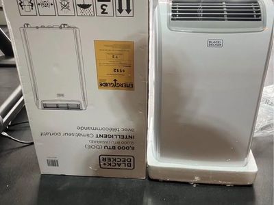 BLACK+DECKER 12,000 BTU Portable AC, White