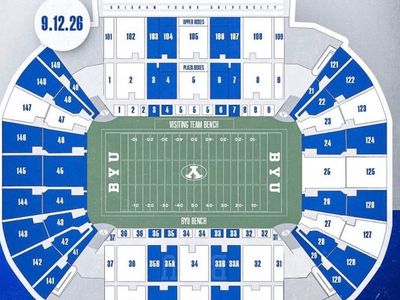 2 BYU football tickets vs Utah Tech