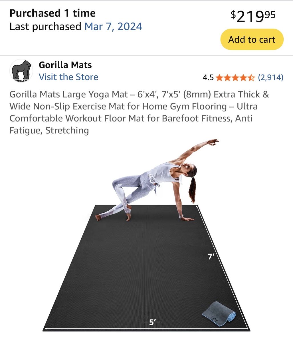 Fitness mat