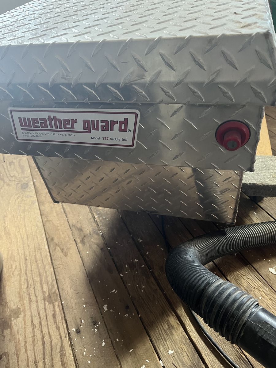 Weather Guard saddle box