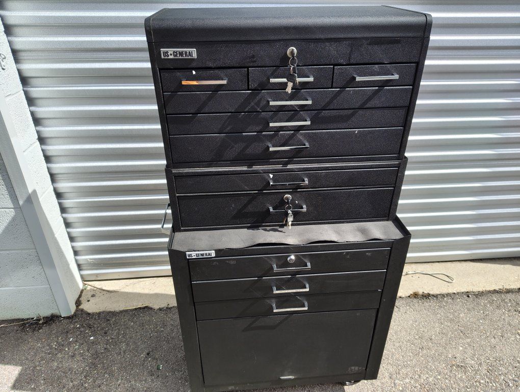 US General 3-Piece Tool Chest