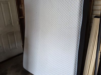 Full size memory foam mattress.
