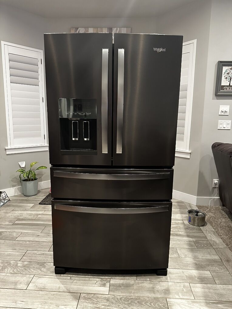 Whirpool 36-inch French Door Refrigerator - Black