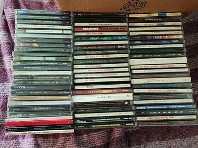 large classic rock CD collection-must sell asap!