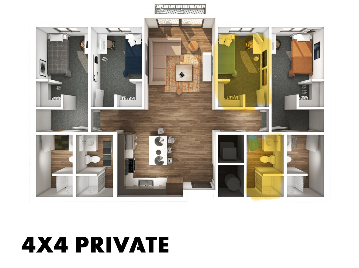 Private Room in 4b/4ba Apartment! *Female Only*