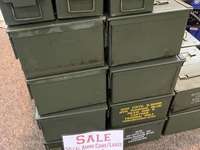 .50 Cal Ammo Cans Sale! $10 Each Can! Huge Sale @ "Unite" South Town Mall In Sandy