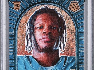 2025 Panini Mosaic #14 Travis Hunter Micro Mosaic Rookie Case Hit PSA 10