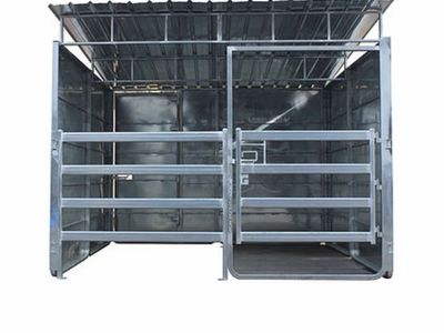 Durable Galvanized Metal Horse Shelter and Stall 12x12