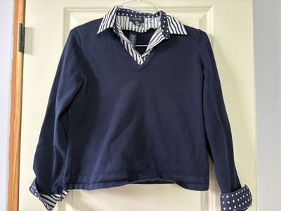 Jones New York Signature Layered Sweater Sz P/L