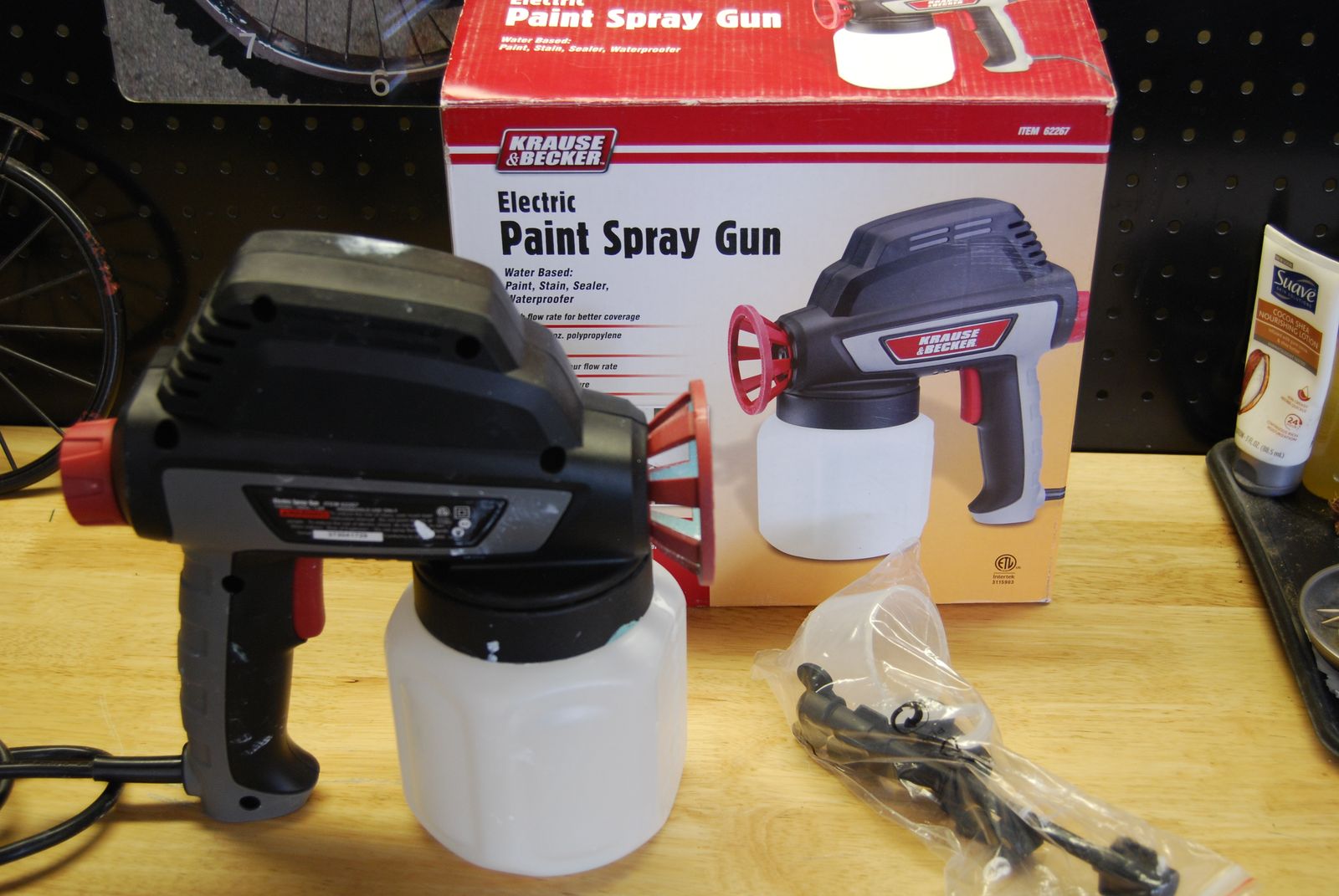 Electric paint sprayer used once.