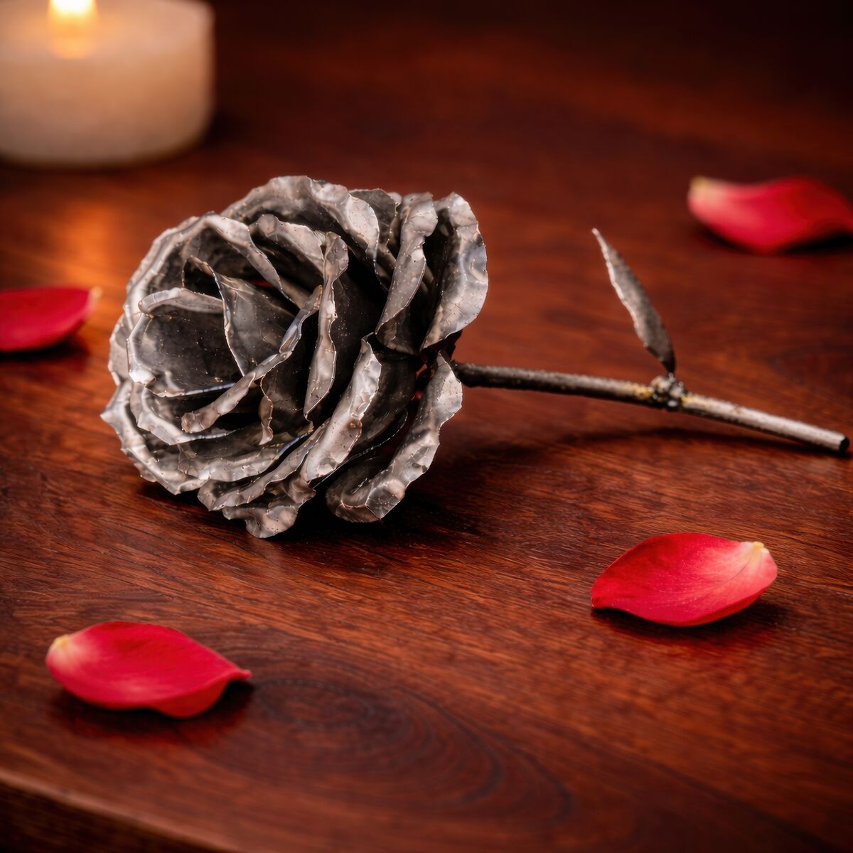 Hand Forged Metal Roses - Eternal Flower - Steel Roses