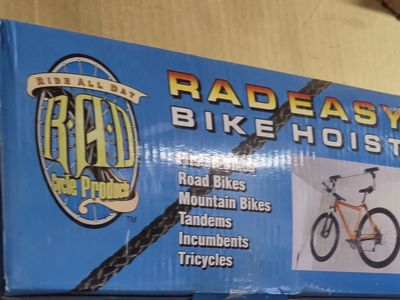 3 available ~ RAD Sportz Bicycle Hoist Quality Garage Storage Bike Lift with 100 lb Capacity,