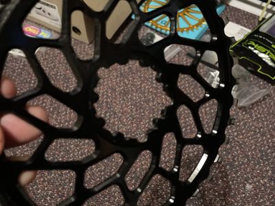 Ansolute Black Oval Chainring 38th