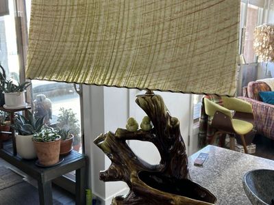 Vintage Phil-Mar Ceramic Lamp Planter with Birds