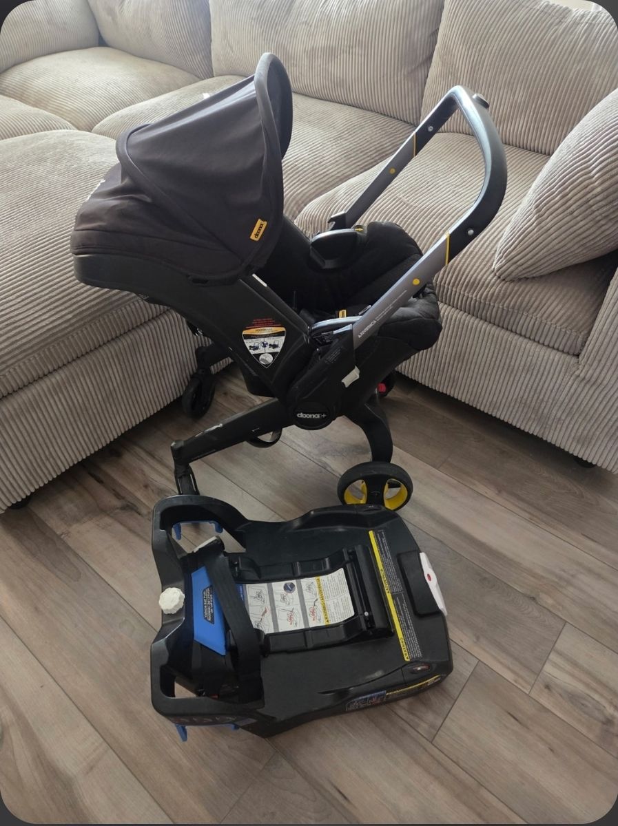 Doona+ carseat & stroller- nitro black all in one travel system